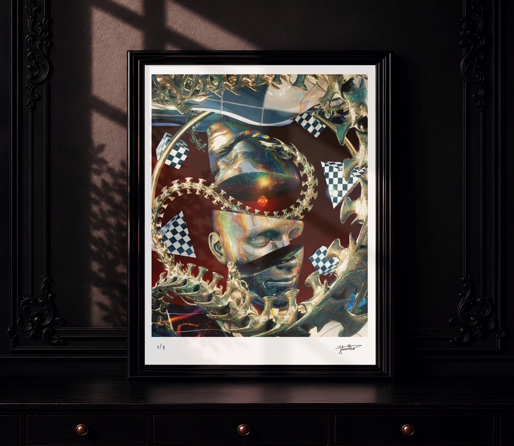 Framed Untamed fine art print by Jessica Avarello
