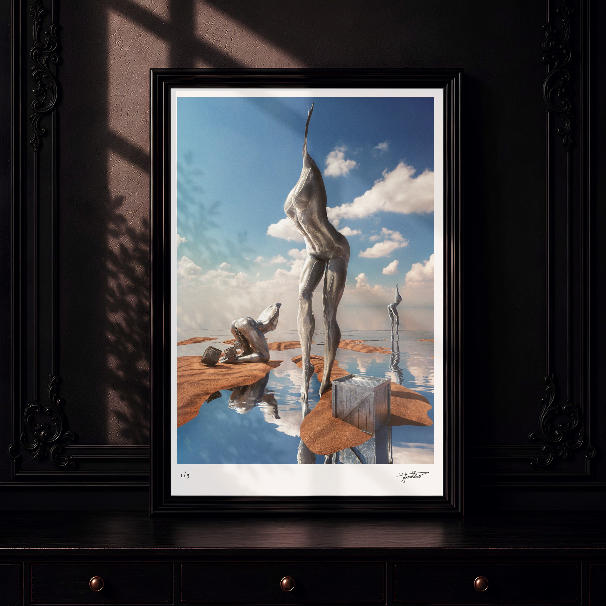 Framed Orgasms N Boxes fine art print by Jessica Avarello